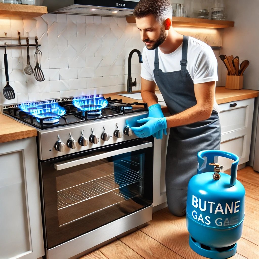 Cocina de gas butano