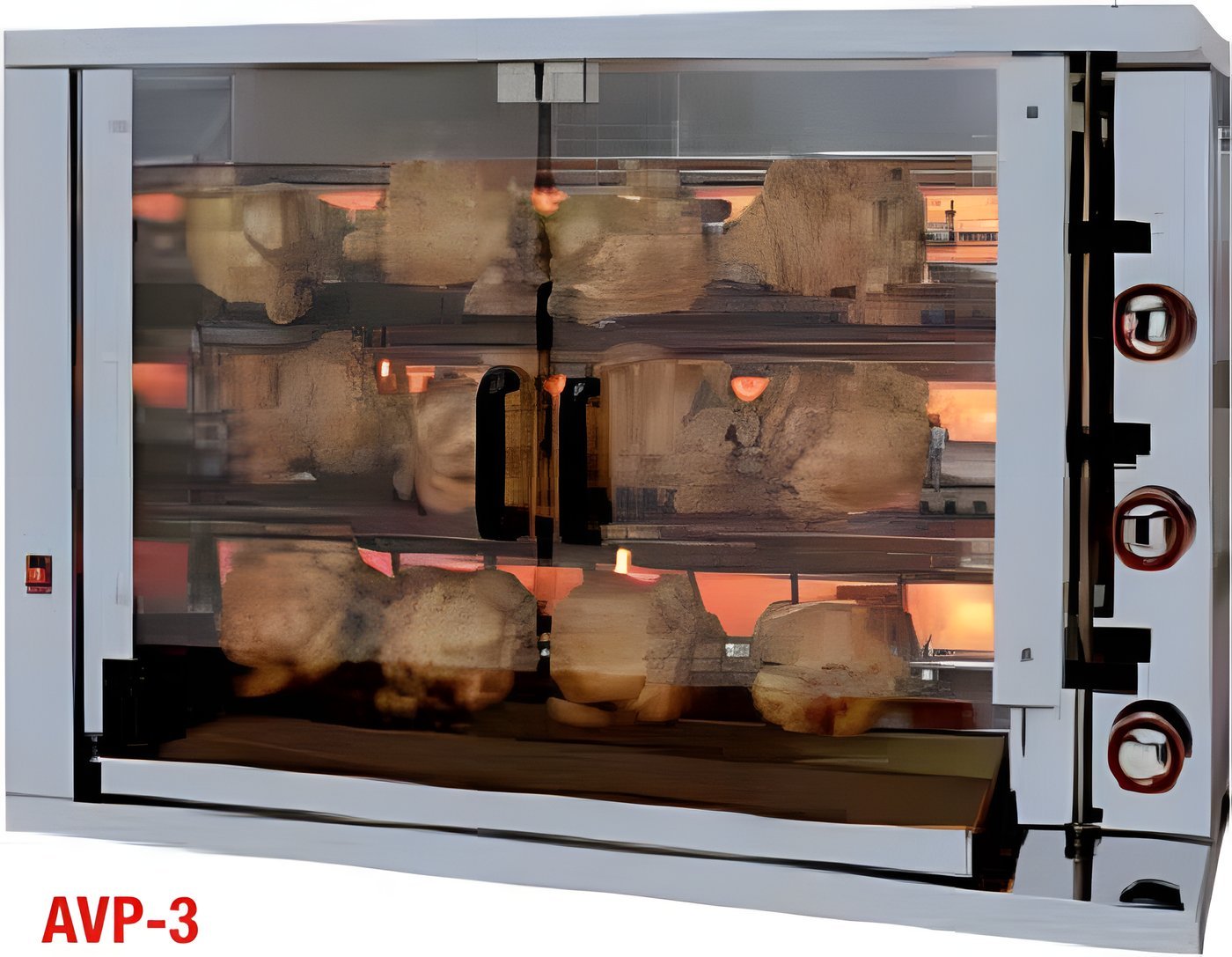 Asador de Pollos a Gas AVP-3 Vertical