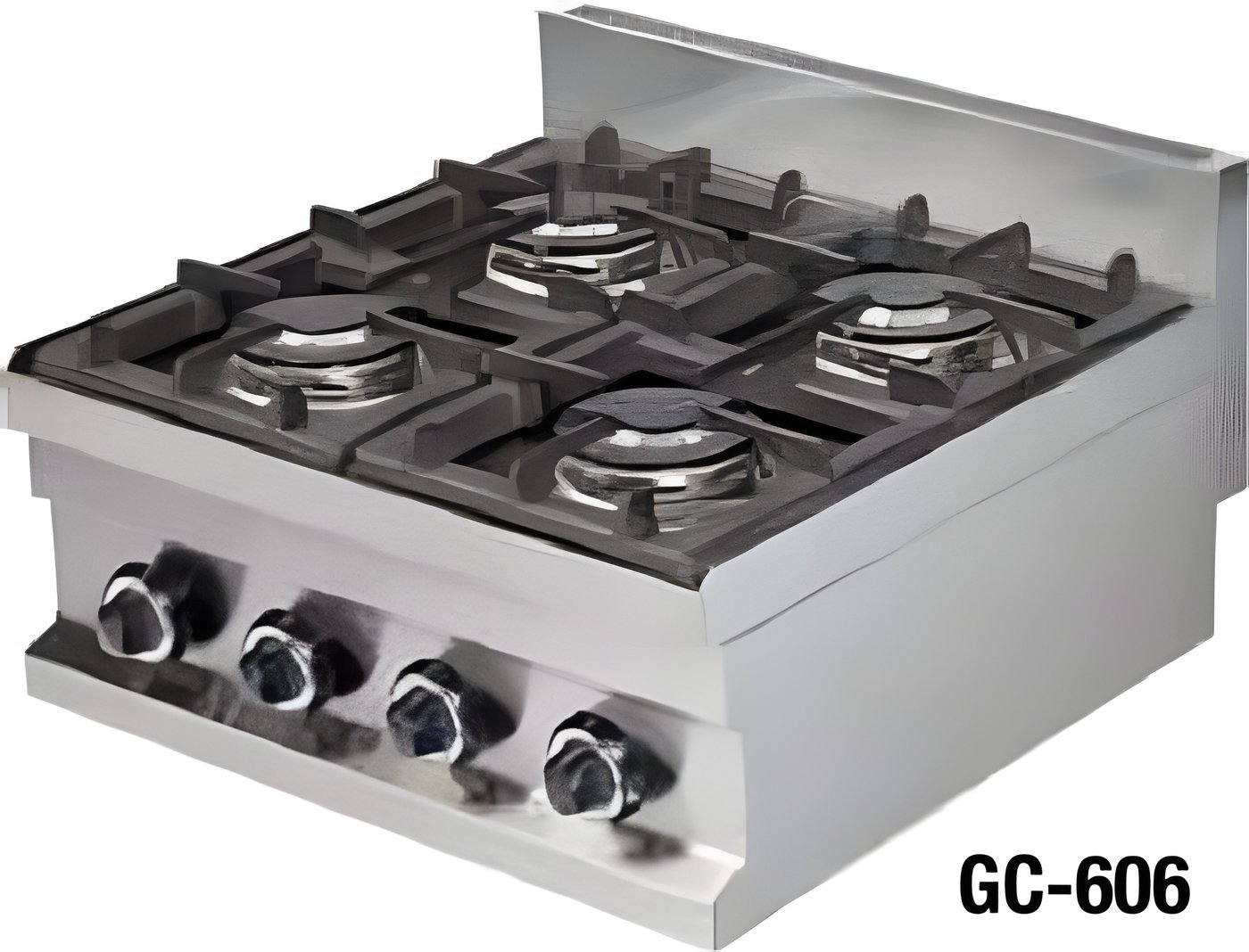 Cocina Sobremesa a Gas GC-606 Serie 600