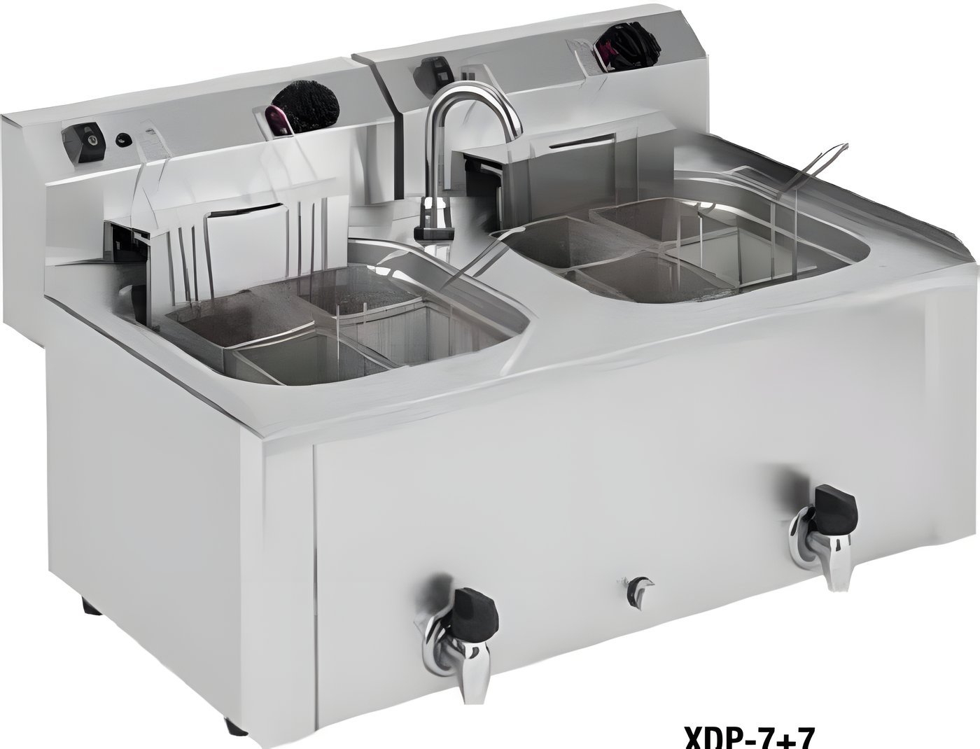 Cuece Pastas Eléctrico Doble XDP-7+7