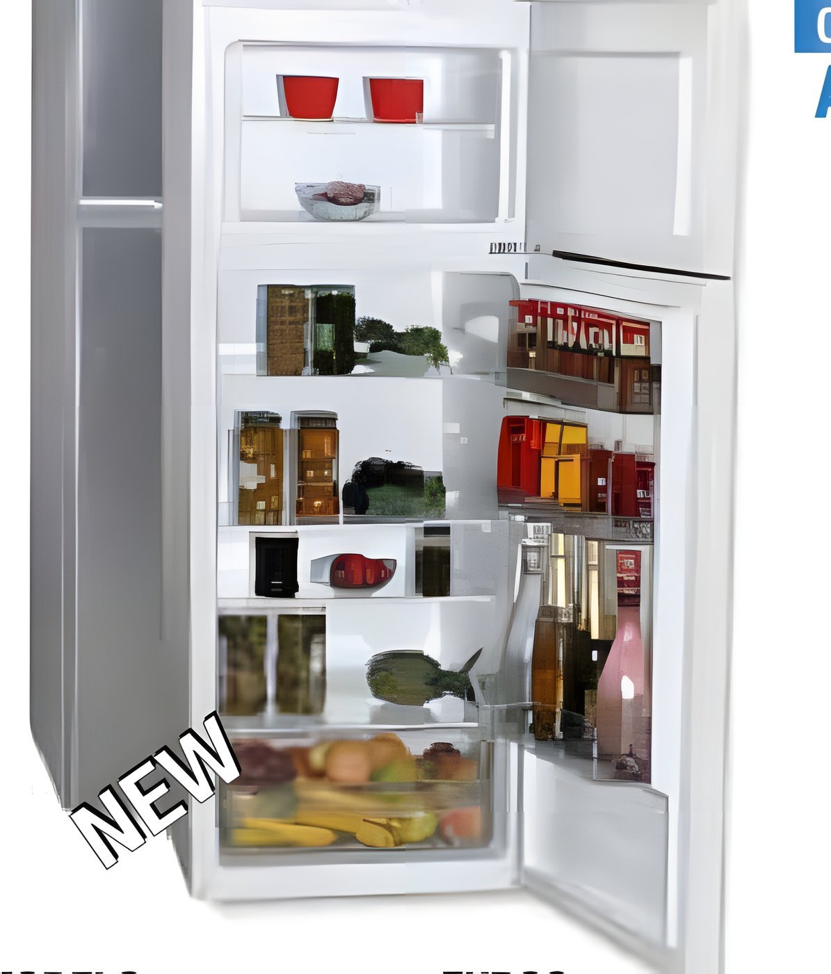 Frigorífico Dos Puertas FV-250 A+ Blanco