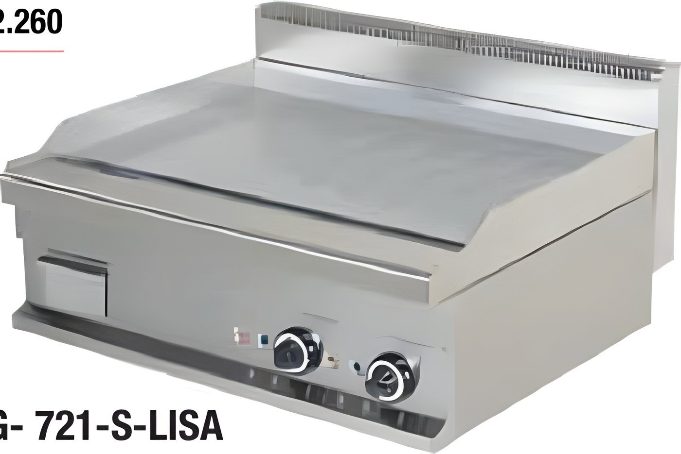 Fry Top Eléctrico EG-721-S Serie 700 Lisa