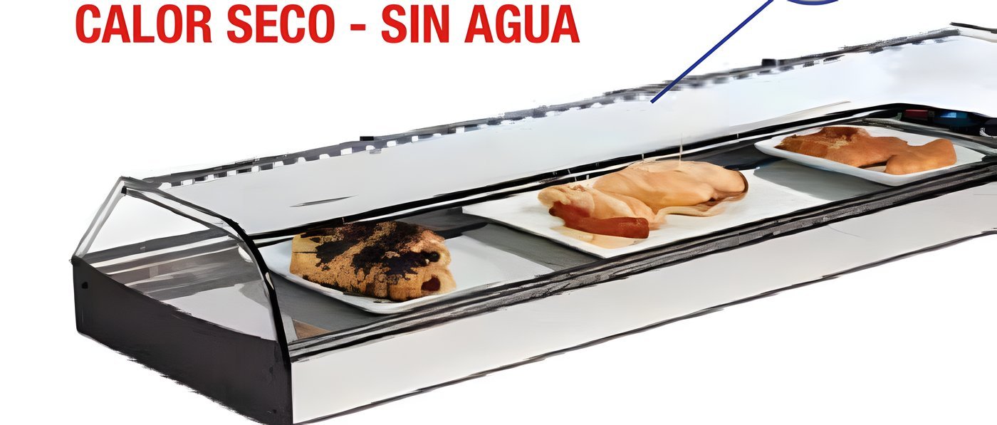 Vitrina Caliente Bandeja Plana CA-120-P