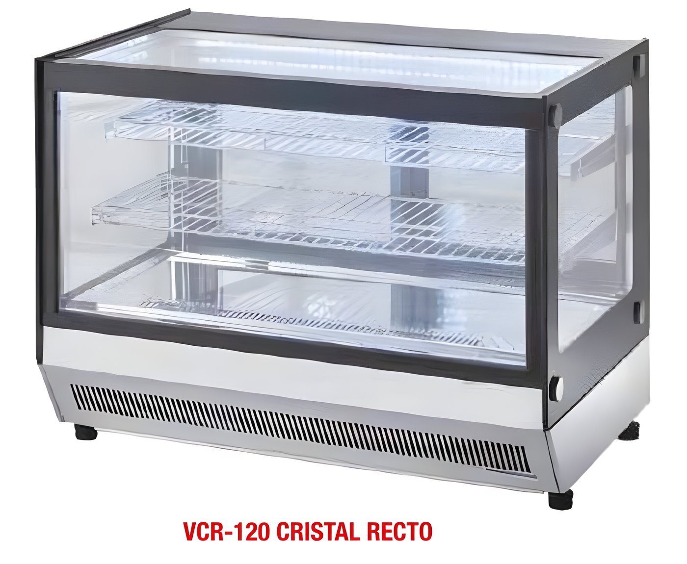 Vitrina Expositora Caliente VCR-160 (Cristal Recto)