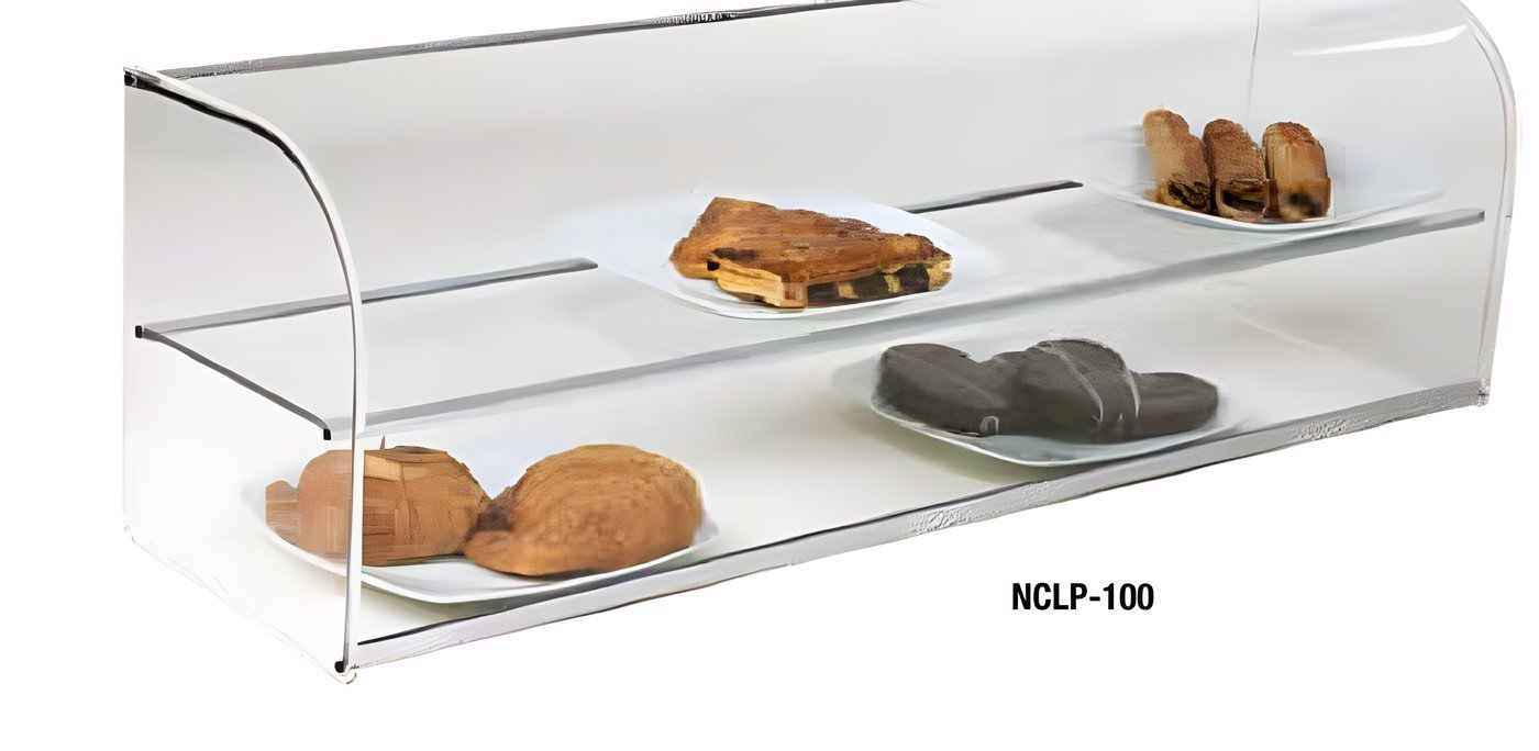 Vitrina Neutra NCLP-100 (2 Pisos, Con Puertas y Base)